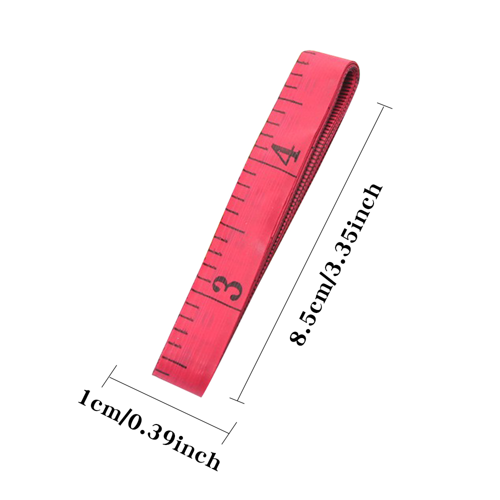 Ruban à mesurer rouge double f - Sewing Gauge Ruler avis et prix